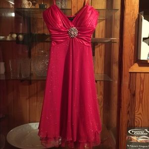 Red prom dress